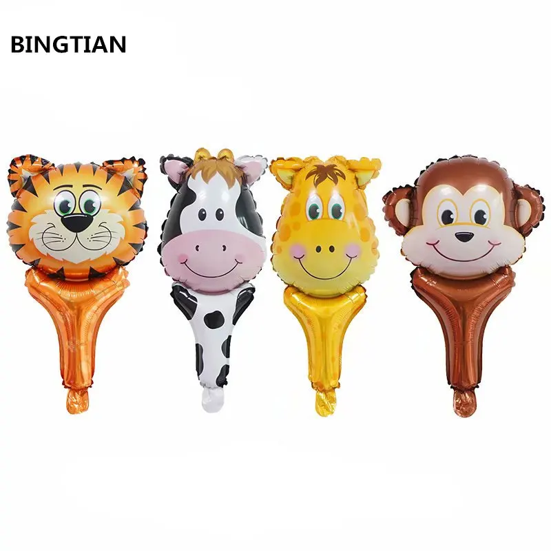 BINGTIAN Животное ручной алюминиевый воздушный шар моделирование День рождения