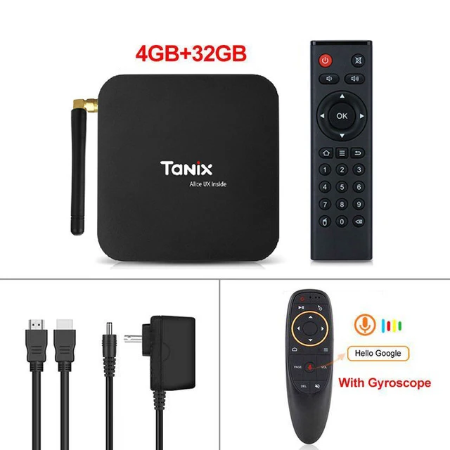 4G32G and G10 RC Tanix TX6 Android 9,0 tv Box Allwinner H6 Четырехъядерный 4G ram 32G/64G rom скорость 4K 2,4G/5 GHz двойной WiFi Google Youtube медиаплеер - Цвет: 4G32G and G10 RC