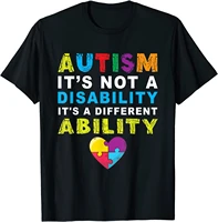 autism speaks shirt autistic awareness gift for men women design tops t shirt for students cotton top t shirts summer popular