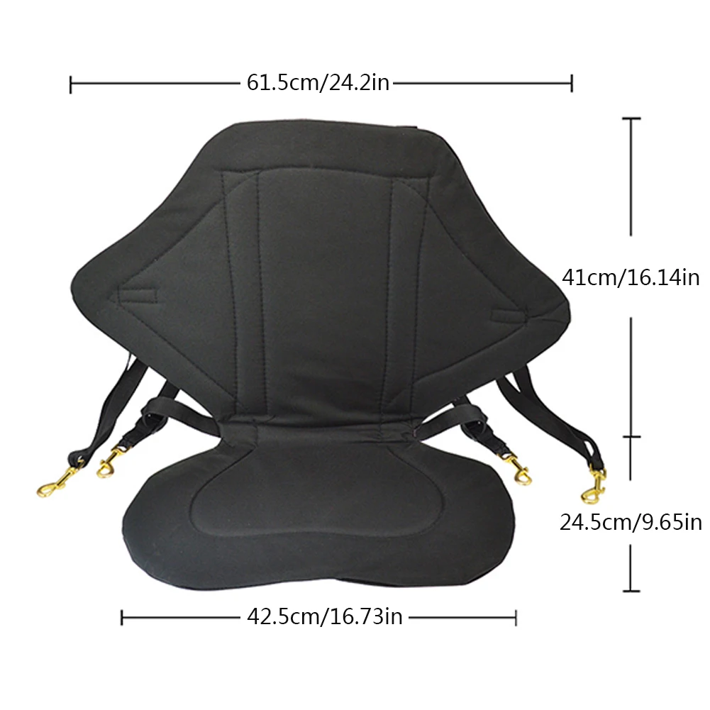 

Kayak Boat Seat Cushion Rowing Boat Cushion Non-Slip Adjustable Backrest With Boat Cushion For Rafting Canoe Kayak Accessories