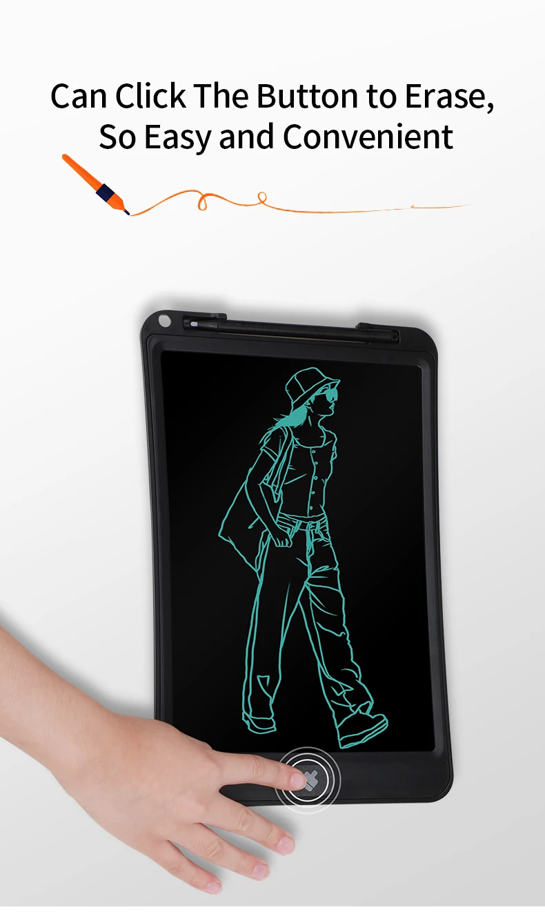Ultra-Thin10 дюймов ЖК-планшеты для рисования электроники графика доска для письма для искусства детский цифровой Коврик подарок черный/розовый/синий