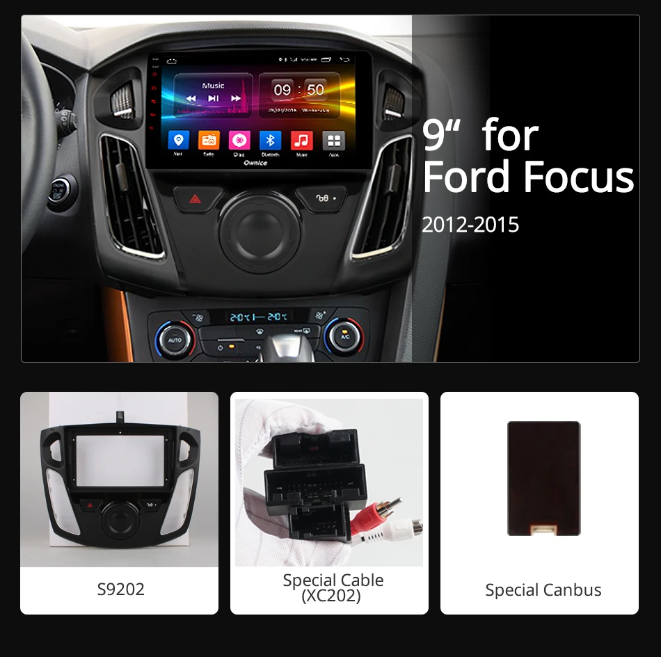 Ownice k3 k5 k6 Восьмиядерный Android 9 0 360 панорама DSP автомобильный радиоплеер GPS Navi для ford