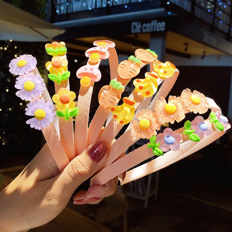 Обруч для волос с животными цветами фруктами 2/3 шт./компл.|Аксессуары девочек| |