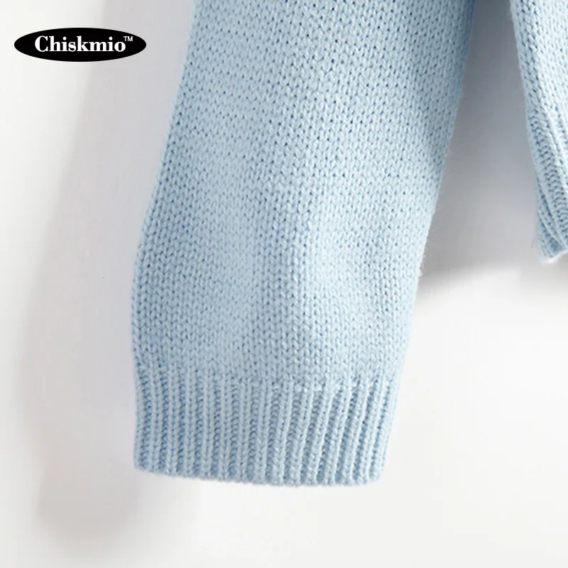 Preppy Style Women Sweater Cloud Pattern Knitting Pullover Loose Long-Sleeved Knitted Tops Ladies Office Jumper Harajuku | Женская