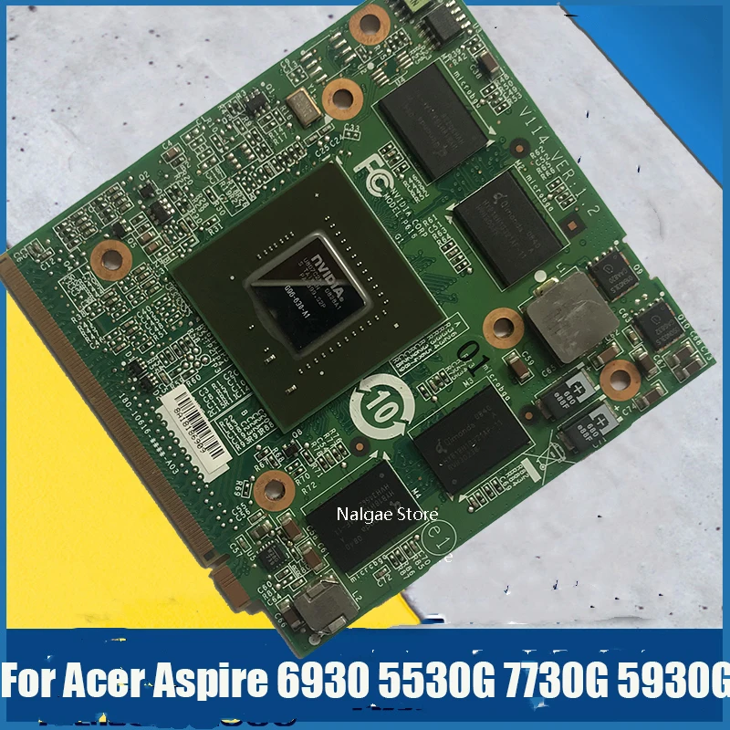 Для Acer Aspire 6930 5530G 7730G 5930G 5720G ноутбук графическая видеокарта nVidia GeForce 9600 м GT GDDR3 512 Мб