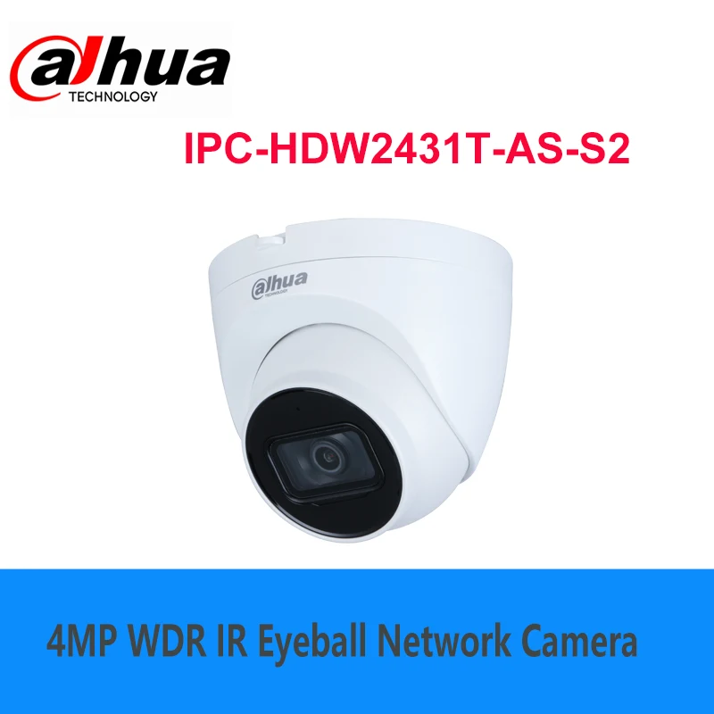 

Dahua hot sale 4MP Lite IR Fixed-focal Eyeball Network Camera IPC-HDW2431T-AS-S2