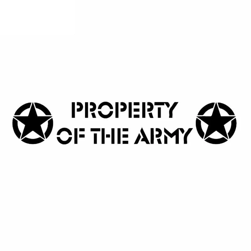 

Car Stickers Army Car Decoration Accessories Stickers PVC Decals Funny Pattern Waterproof Sunscreen Black/white,18cm*3cm