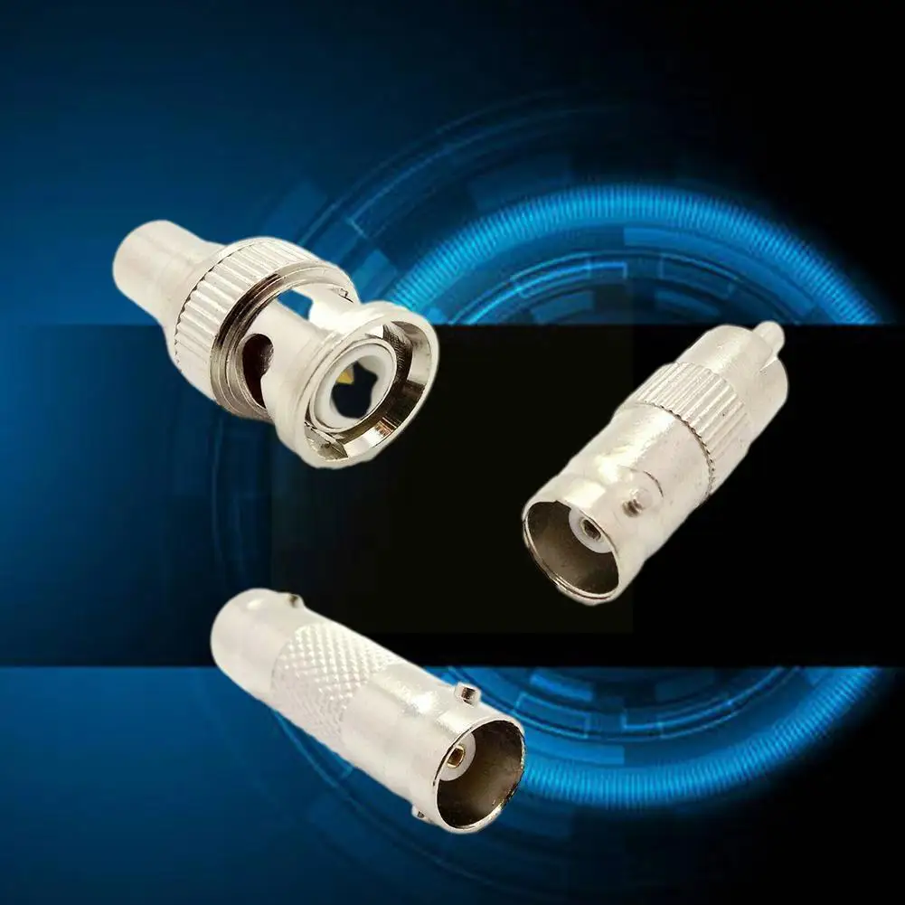 

1pc Bnc Cable Connector Bnc Male To Rac Female/bnc Male/bnc Male To Adapter Rca Female Bnc Cctv For System Camera To Z8v3