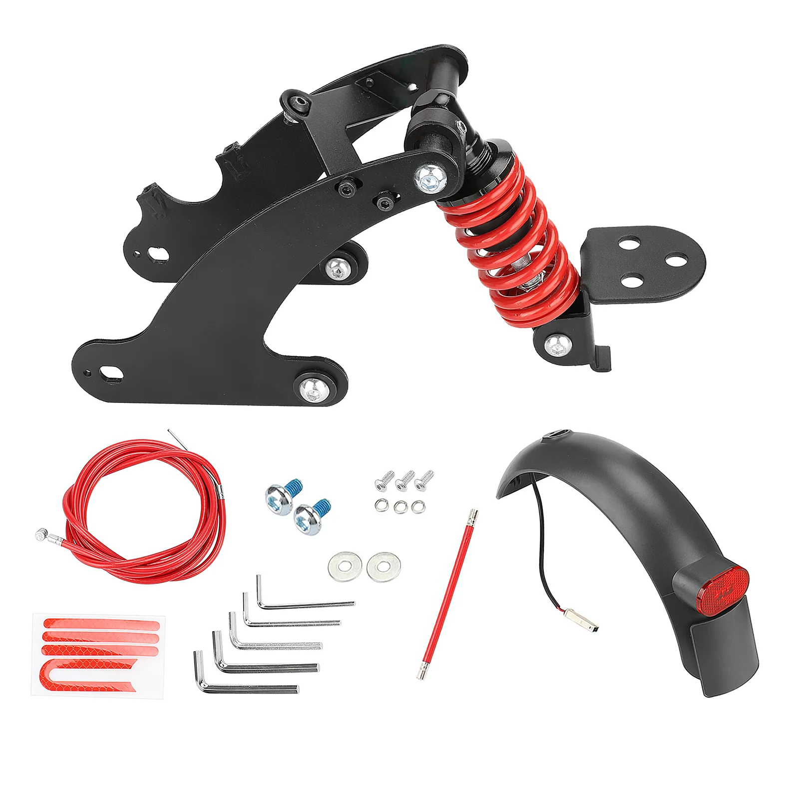 

Комплект амортизаторов для электрического скутера подходит для Xiaomi M365 Pro/Pro2, защитный амортизатор для самоката, задняя подвеска