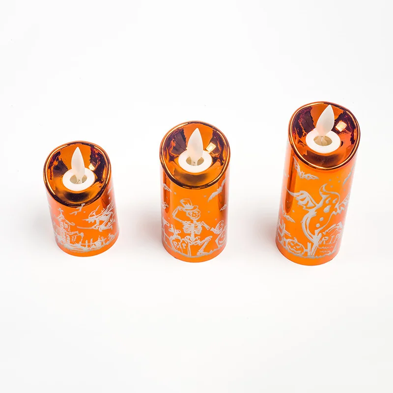 Halloween Candle Light LED Colorful Candlestick Table Top Decoration Party Happy Decor For Home | Дом и сад