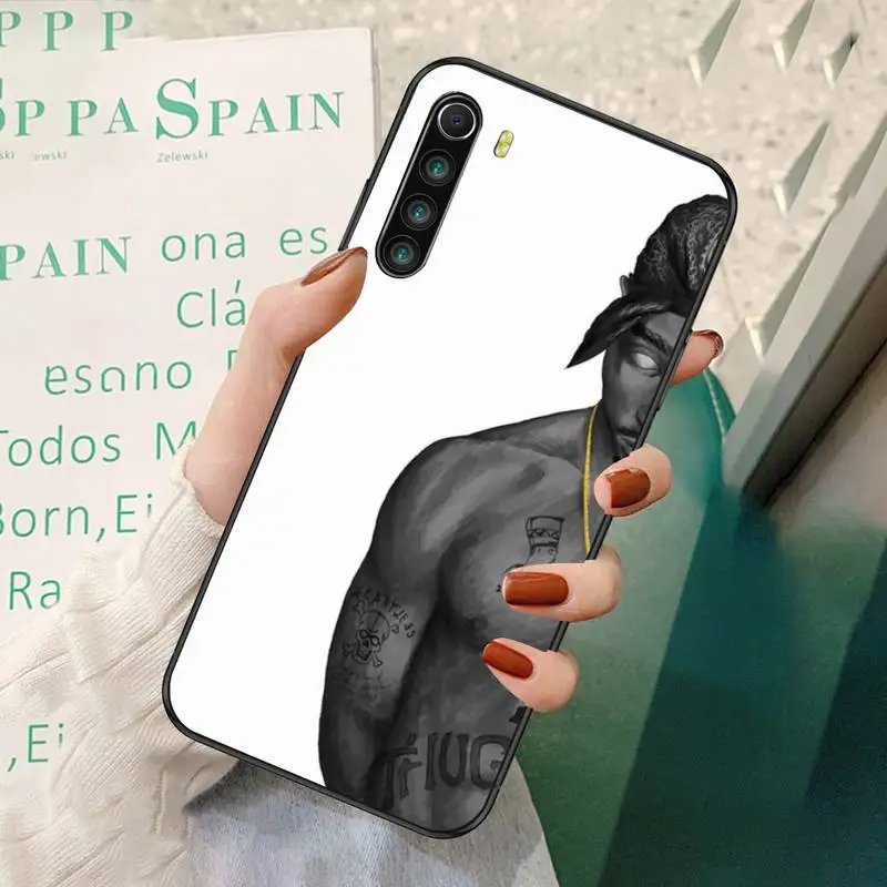 

Rapper 2pac Singer Tupac Phone Cases For Redmi 7 8 9 A K20 30 Pro Note 8 9 Pro 9s