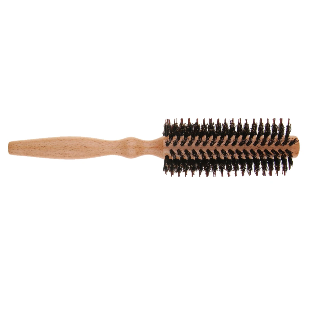 

Bristle Brush Round Hair Comb Wavy Curly Styling Design Curling Home Salon