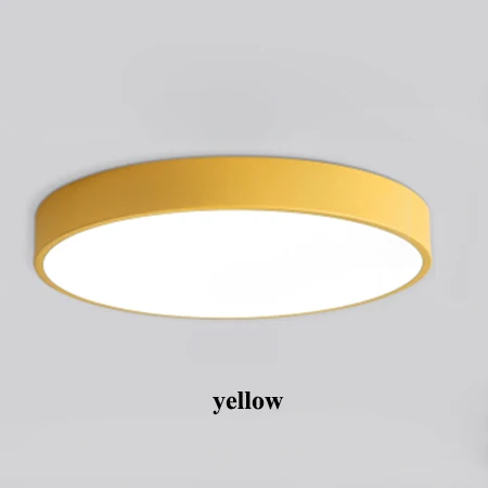 yellow Скандинавские многоцветные светодиодные люстры из сплава, освещение для гостиной, приложение с регулируемой яркостью, светодиодные потолочные люстры, светодиодные люстры для спальни - Цвет абажура: yellow