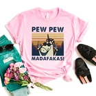 Pew Madafakas розовая футболка с принтом винтажная Женская хлопковая футболка одежда женские летние топы Футболка Harajuku уличная одежда Tumblr