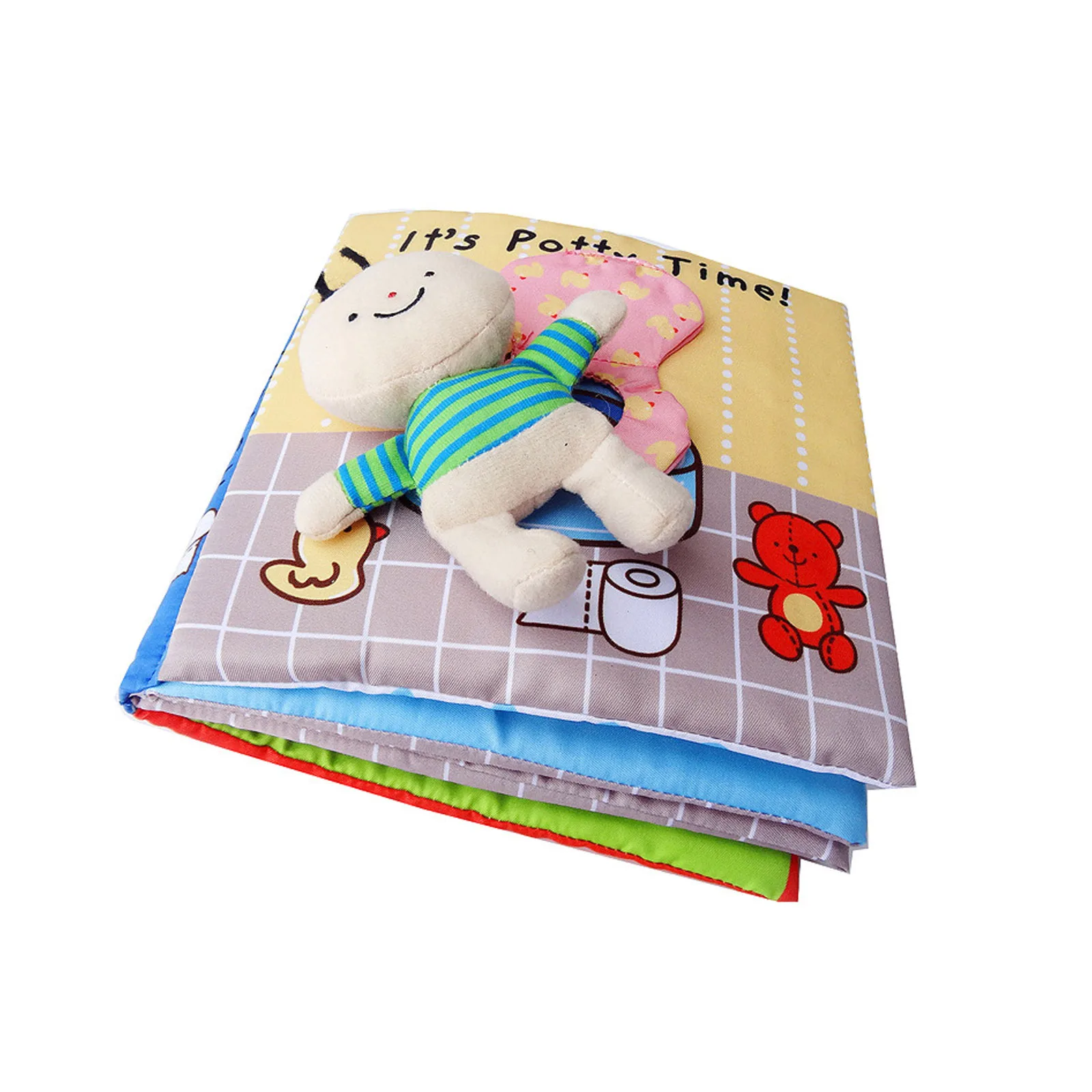 

0-12 Months Baby Soft Cloth Book Educational Toys Stroller Cute Infant Rattle Toy For Toddler Mobile Bed Fabric Book Baby Toy