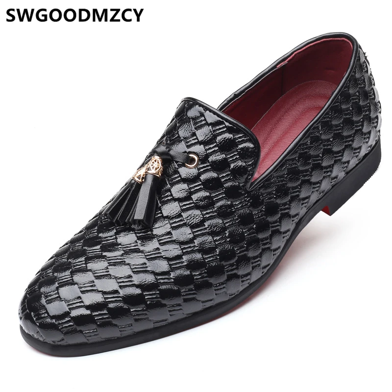 

Mens Dress Shoes Loafers Blue Tassel Shoes Men Oxford Mens Office Shoes Leather Wedding Dress 2020 Coiffeur Sapato Social Zapato