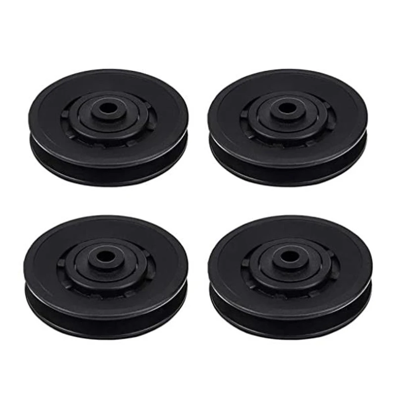 

4 шт. 90 мм Универсальный водостойкая абратион подшипник шкива Фитнес оборудования часть износостойкий инструмент для тренажерного зала