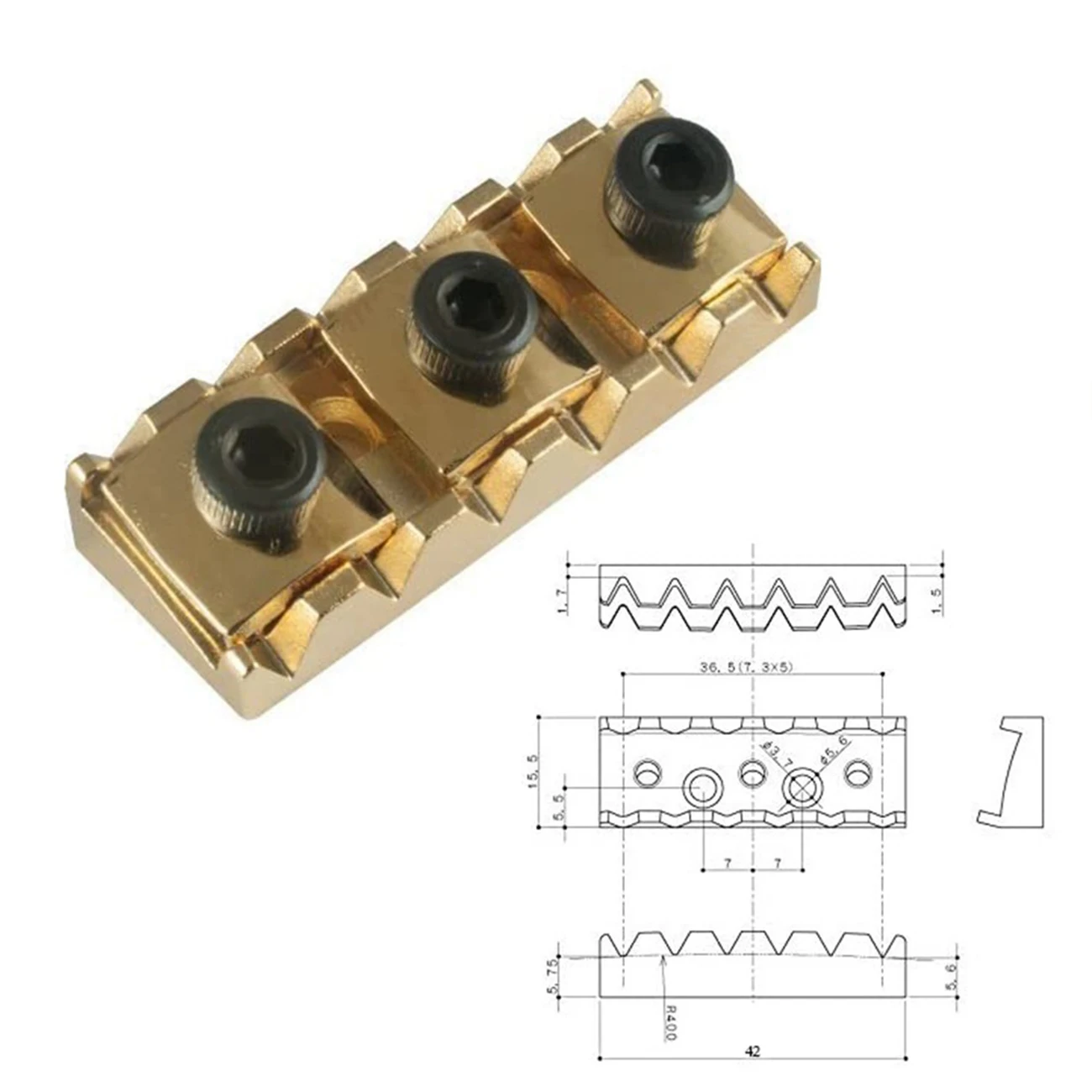 

42mm Floyd Rose electric guitar tremolo bridge winding pillow