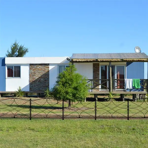 

24*24" Fashionable And Beautiful Diamond Iron Garden Black Spray Fence[US-Stock]