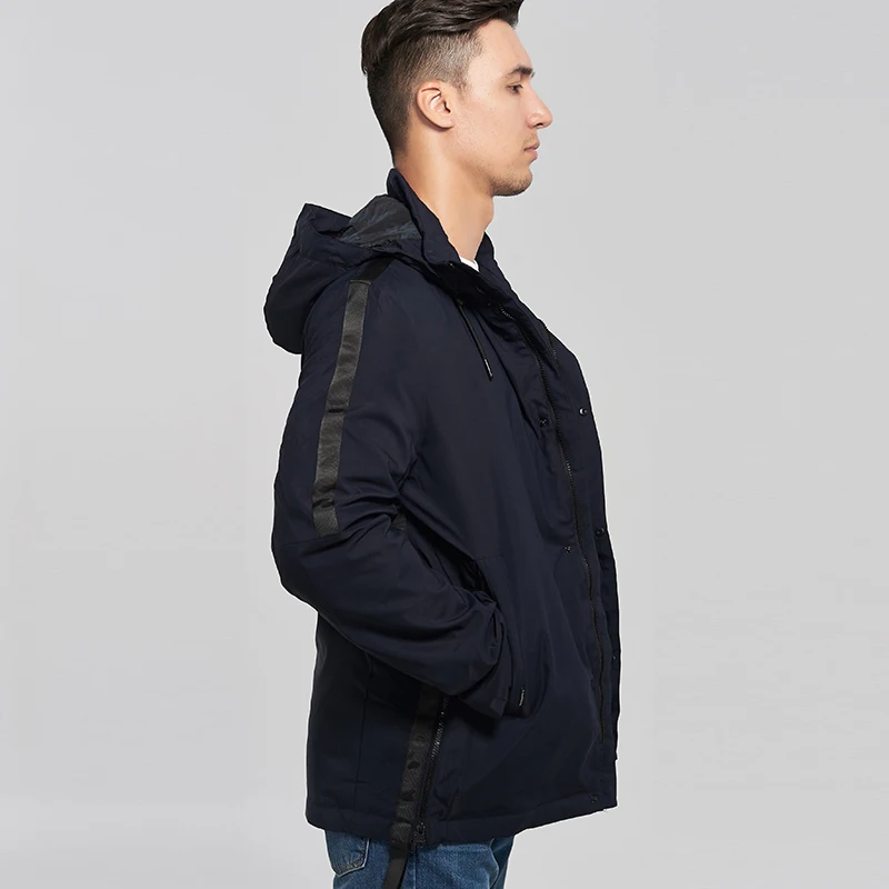 2021 новые мужские Куртки Сезон весна-осень Мужская модная повседневная теплая