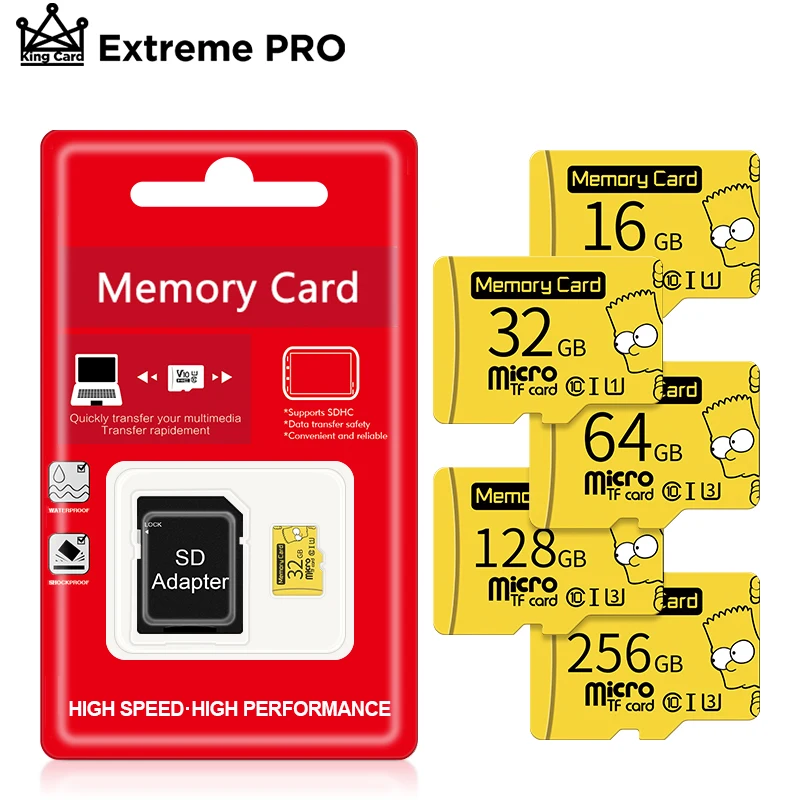 Оригинальный Microsd карты памяти 64 Гб 128 ГБ microSDXC класс 10 Micro SD карта 32 оперативной 16