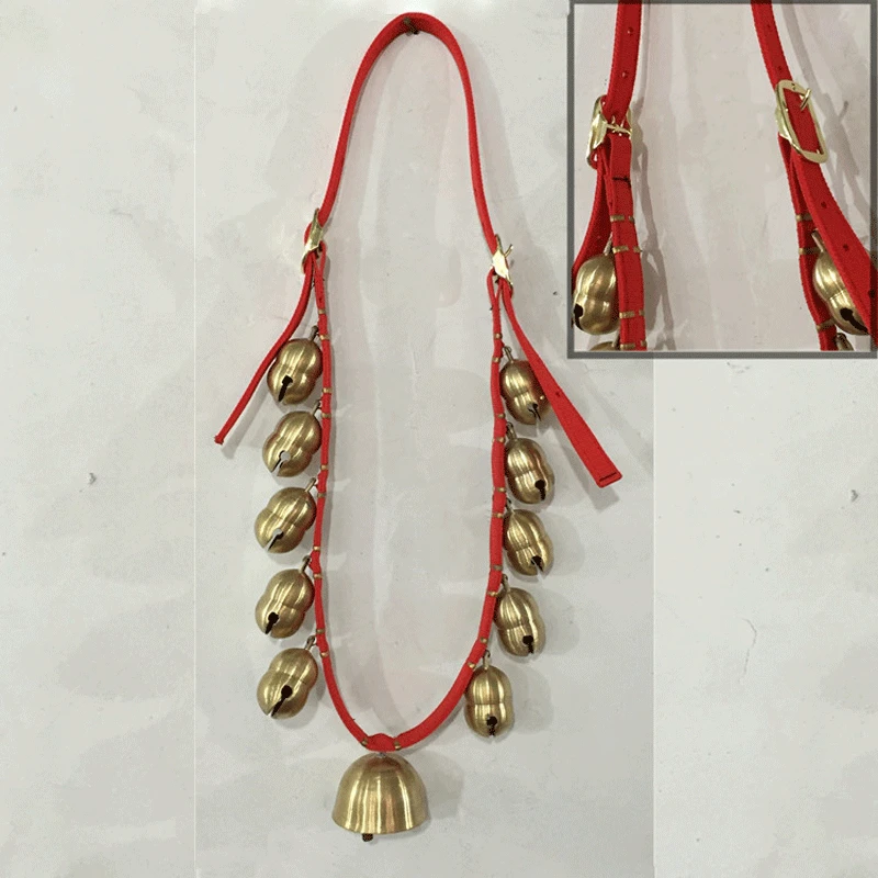 Конный Колокольчик из чистой меди для изготовления седла лошади поводка