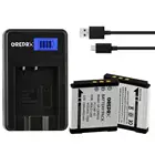 2 шт. 1200 мАч, NP-50 D-Li68 NP50 DLi68 KLIC-7004 батарея + ЖК-дисплей USB Зарядное устройство для ЖК-дисплея с подсветкой Fujifilm X10 X20 F50FD F60FD F70EXR F75EXR F80EXR