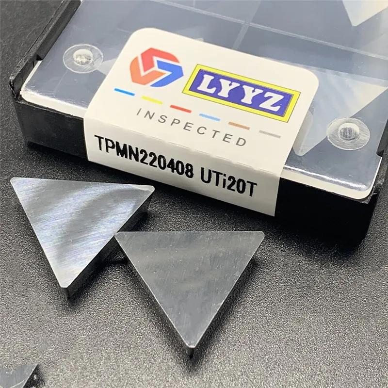 

10 шт TPMN220408 UTi20T ЧПУ карбидные вставки режущие инструменты