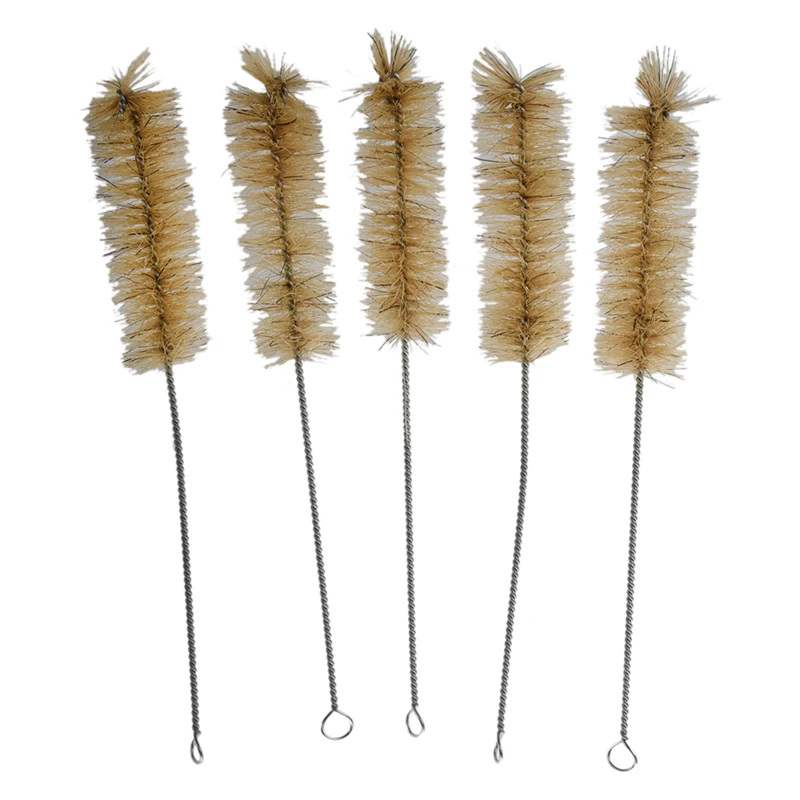 

5Pcs 19cm Long Chemistry Test Tube Bottle Measurements Cleaning Tool Brush