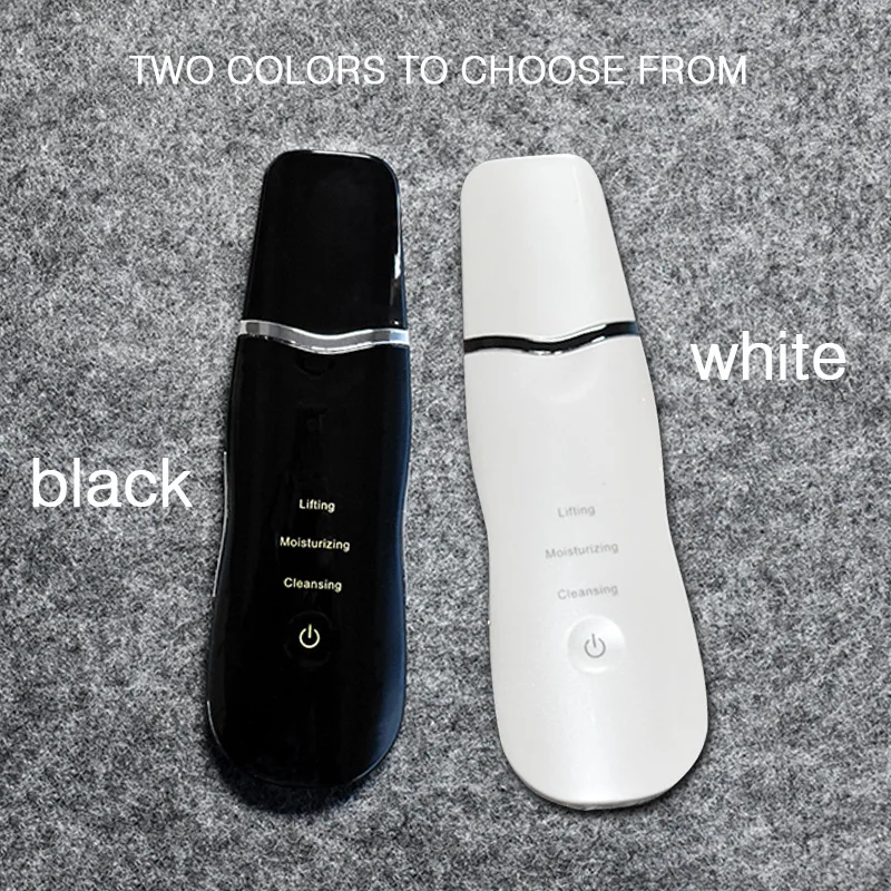 Ultrasonic Skin Scrubber Face Cleanser Peeling Vibration Blackhead Removal Exfoliating Pore Cleaner Facial Beauty Spa Massager | Красота и
