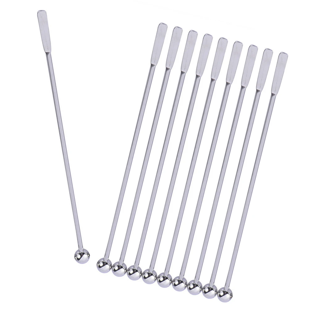 5 шт. 19 см миксеры для коктейлей и кофе из нержавеющей стали|Коктейльные палочки| |