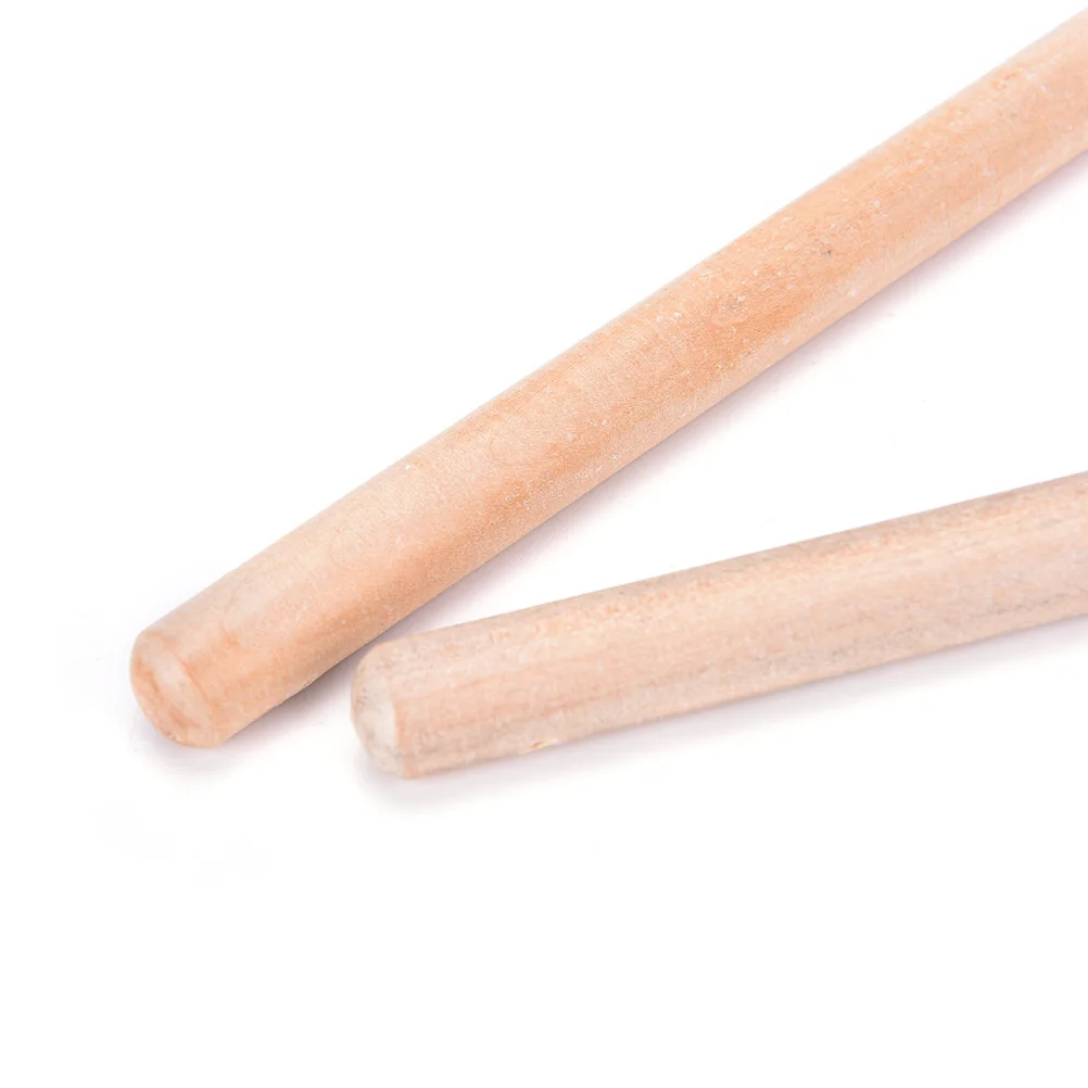 

1 Pair 5A Maple Drum Sticks Wood Wooden Tip Band Musical Instrument Drumsticks