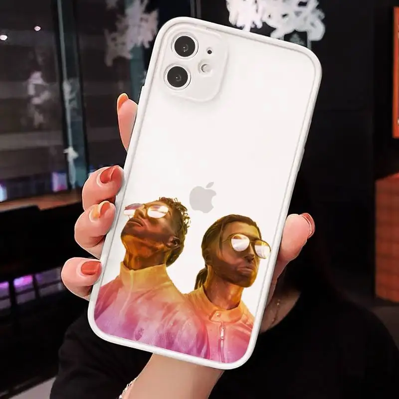 

PNL QLF Phone Cases Matte transparent For White iPhone 12 Mini 11 Pro XR XS Max 7 8 Plus X Back Cover