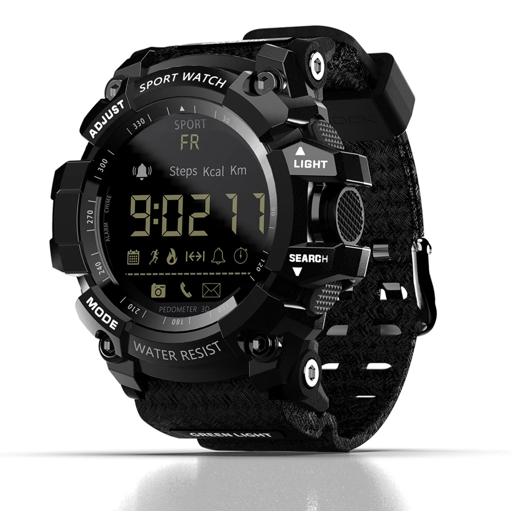 

MK16 Smart Watch Bluetooth Information Push Reminder Function Waterproof IP68 Tracker Pressure Heart Rate Monitoring Watch