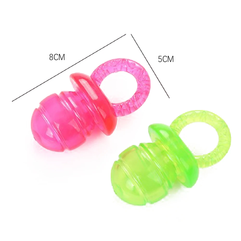 Pet Dog Toy TPR Transparent Pacifier Bite Vent Molars Entertainment Toys Supplies All Dogs Universal | Дом и сад