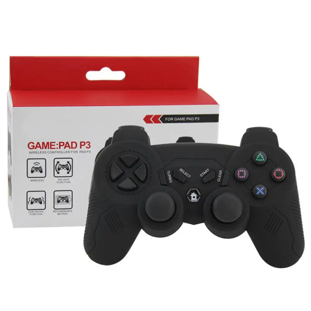 For PS3 Game Controller Wireless Double Shock Joystick Playstation 3 With Charging Cord | Электроника