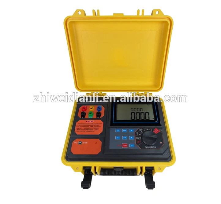 

ZWS-490 Double clamp earth resistance tester ground resistance tester soil resistivity meter