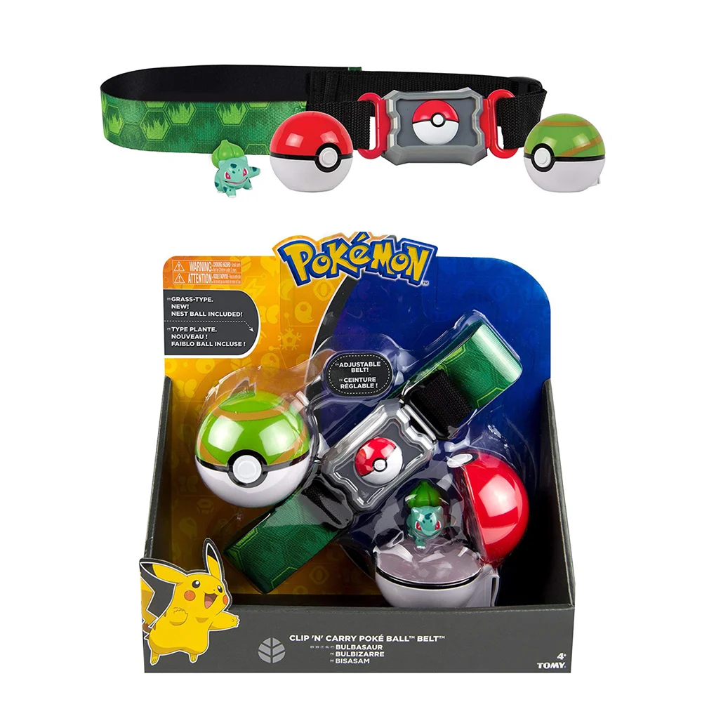 Кружка с покемонами ремень Tomy Фигурки игрушки набор Пикачу Squirtle Charmander Бульбазавр