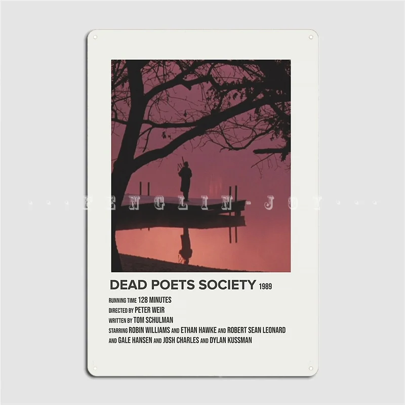 

Коллекция 1989 года, металлический плакат с надписью «Dead Poets»