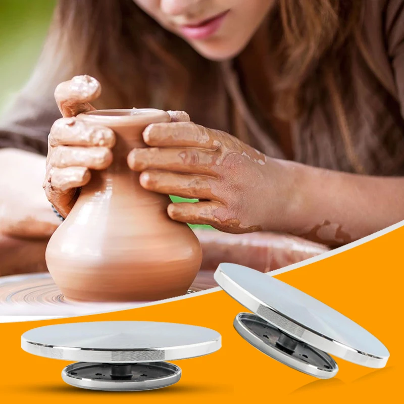 

Колесо для керамики, вращающийся круг 15/25/30 см из алюминиевого сплава для украшения торта, керамической глины