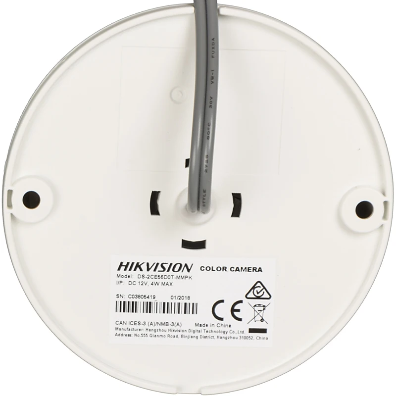 Камера видеонаблюдения HIKVISION DS-2CE56D0T-MMPK 1080p 2.8 мм белый | Безопасность и защита
