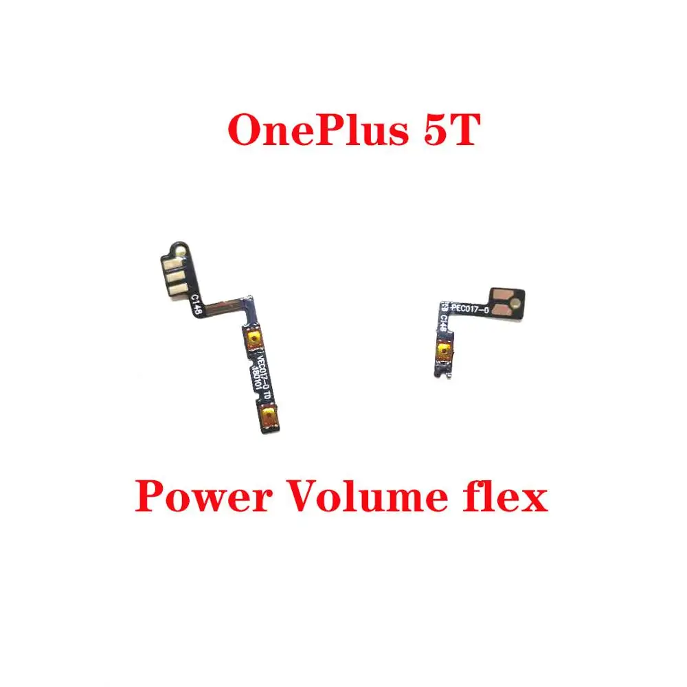 

For OnePlus 5T Power Button On Off Volume Up Down Button Key Flex Cable