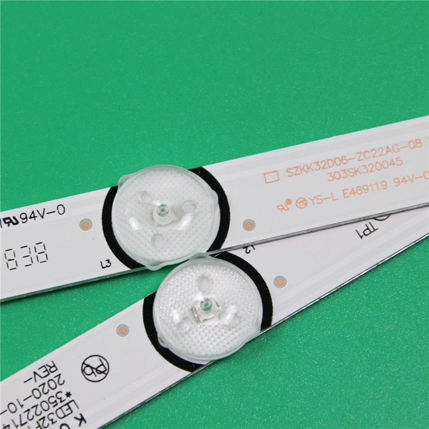 LED TV Illumination Lanes For Telefunken TKLE3218RTX Bars Backlight Strips Line Ruler LED32F1000 RF-BK320E30-0601S-03 Tapes | Лампы и