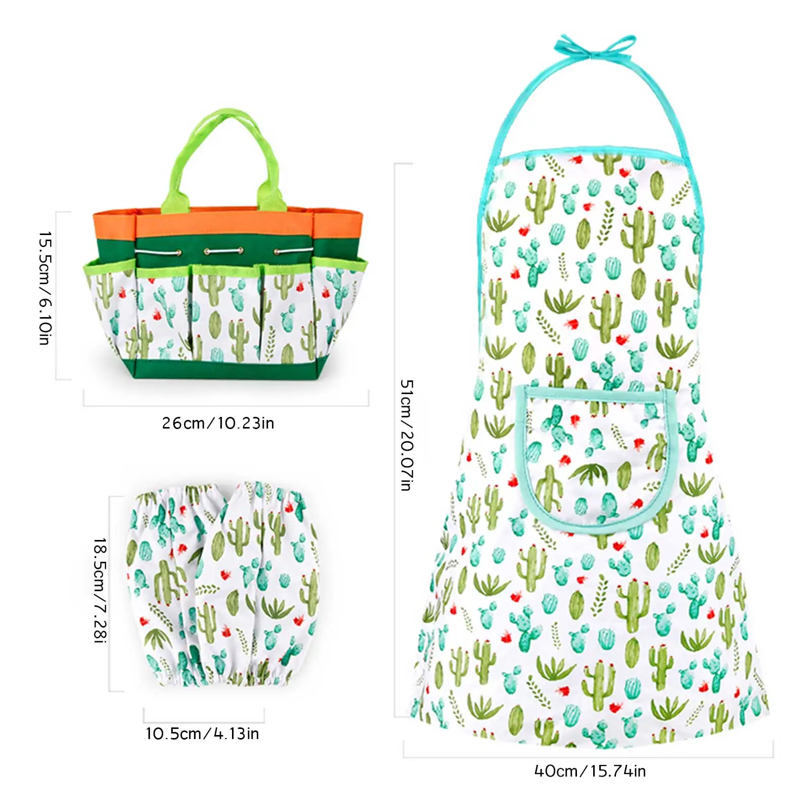 

Kids Gardening Set Kids Interesting Gardening Tool Mini Trowel Rake Shovel Fork Watering Can Apron Toolkit Fun Preschool Toys