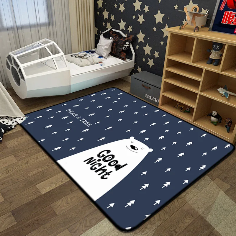 Мультяшный медведь волк планшетофон в скандинавском рождественском стиле для