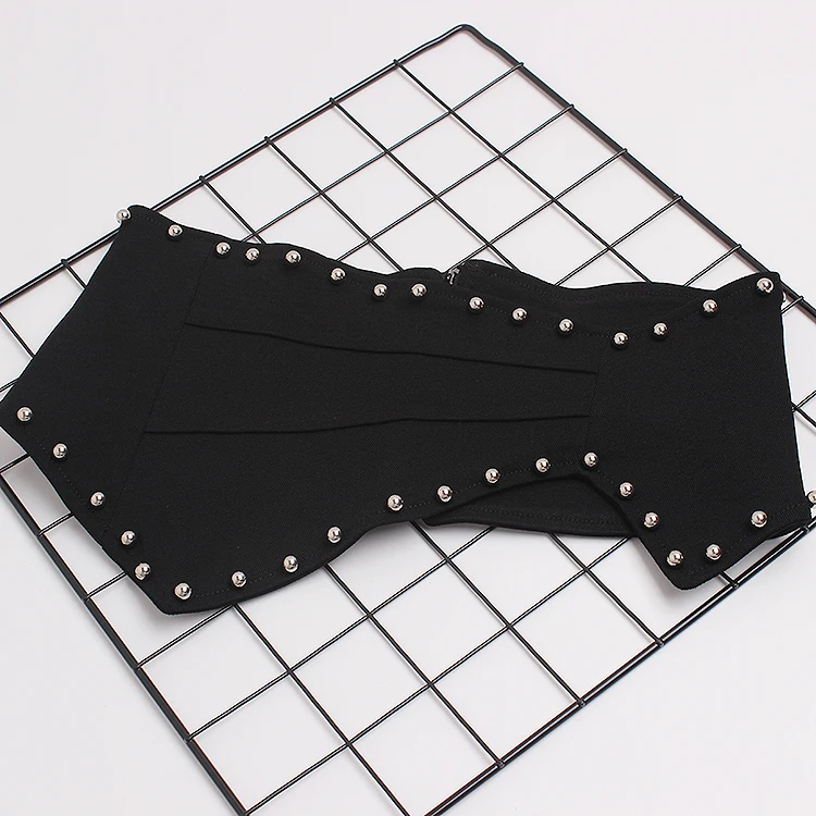 

SuperAen 2021 Waistband Women's Skirt Shirt Decoration Elastic Rivet Versatile Dress Belt Women's Fashion Wide Belt