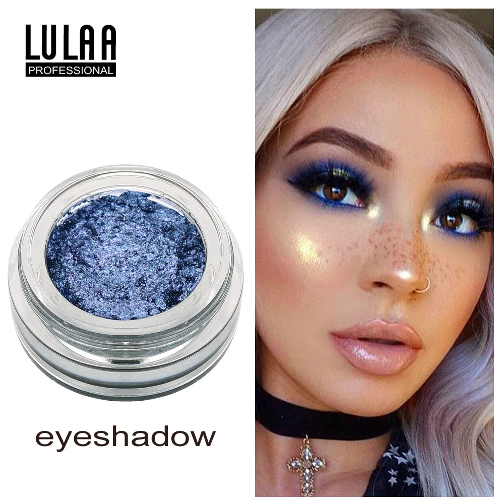 14Color Monochrome Wet Jelly Gel Eyeshadow Cream Waterproof Long Lasting Glitter Shimmer Pigment for Eyes makeup |