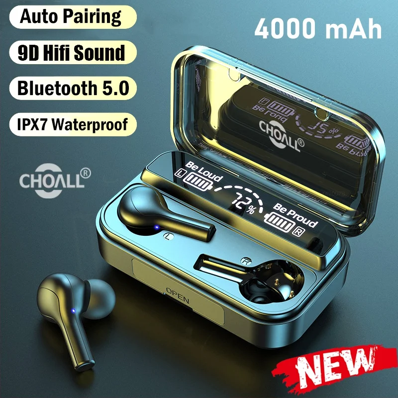 

TWS-стереонаушники с поддержкой Bluetooth 5,0 и защитой IPX5