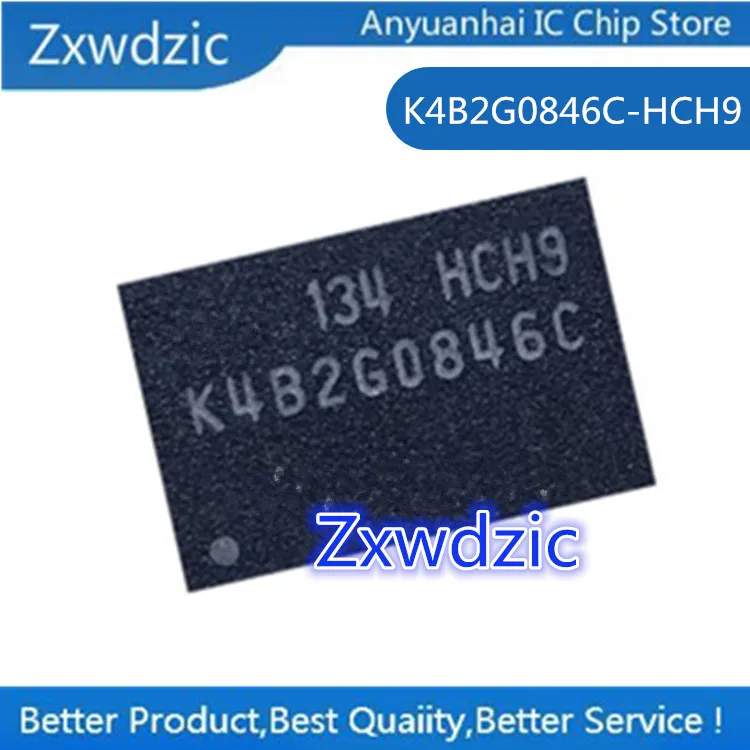 

2 шт., новинка 100%, оригинальный телефон, BGA 2G, чип памяти K4B2G0846C HCH9