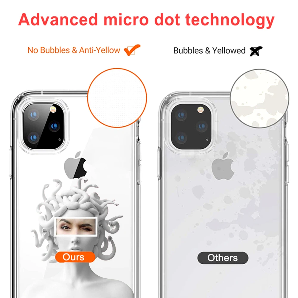 Чехол для iPhone 11 Pro X XR XS Max 6 s 7 8 Plus мягкий прозрачный ТПУ чехол с забавным